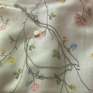 bronze necklace with circle charm